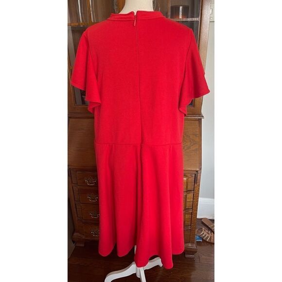 Anthropologie - Maeve Red Deena Mini Dress - Picture 5 of 8